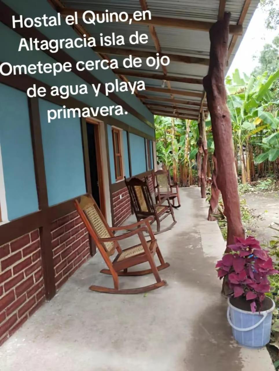 Hostel El Quino Ometepe Altagracia Bagian luar foto